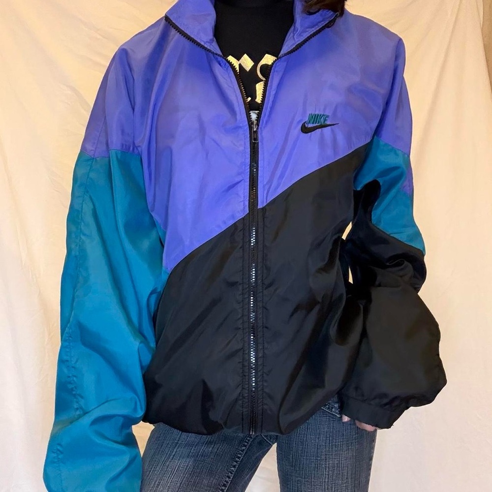 Vintage Nike Women's colorblock windbreaker